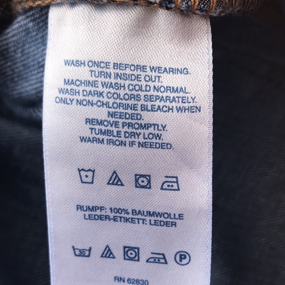 Lands' End Mens Blue Denim Jeans (#1) Size 32x32 - Picture 6 of 9